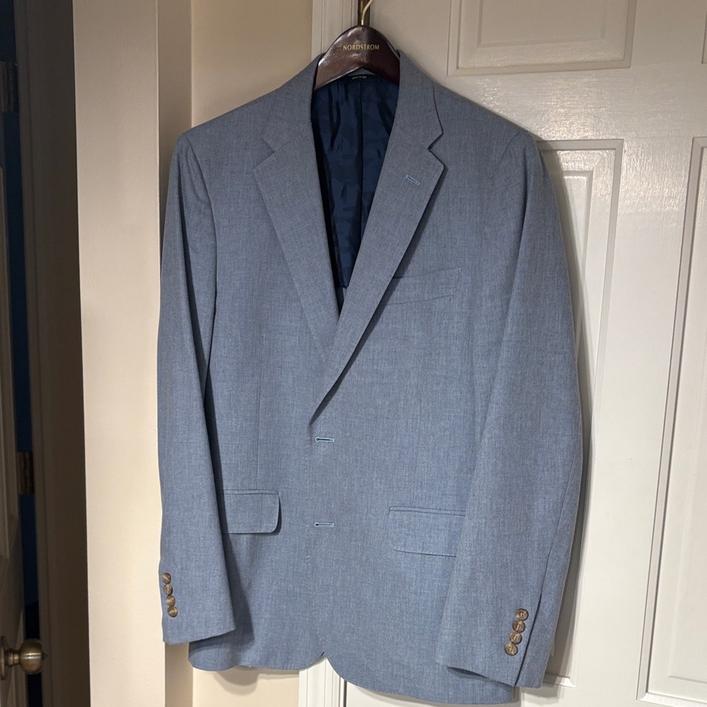 Allen Edmonds/Southwick Sky Blue Men's Blazer-40R